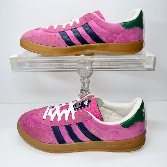 ADIDAS GUCCI GAZELLE PINK VELVET - Picture 2 of 13